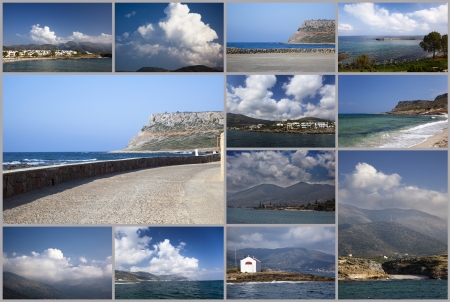 selection of coastal landscapeの写真素材