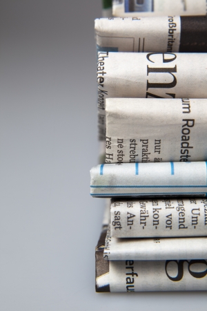 stack of newspaper