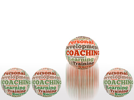 coaching word cloudの写真素材