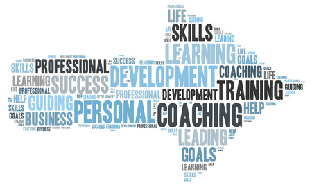 COACHING word cloudの写真素材