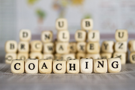 personal coaching word on newspaper backgroundの写真素材