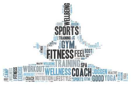 fitness sports and wellbeing lifestyleの写真素材