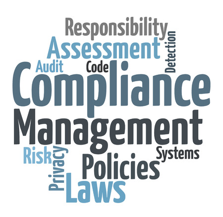 Compliance word cloudの写真素材