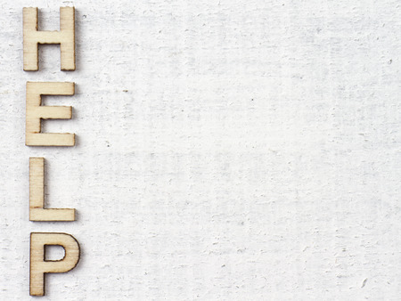 HELPの写真素材
