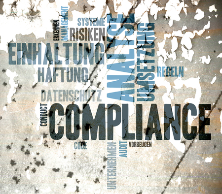 Compliance word cloudの写真素材