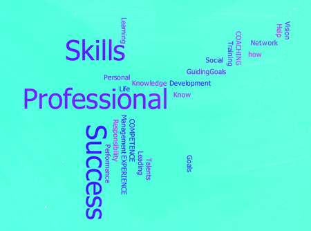 Professional Skills word cloud