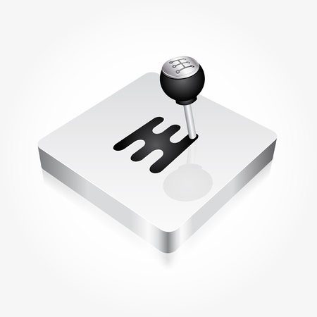 Gear shift stickのイラスト素材