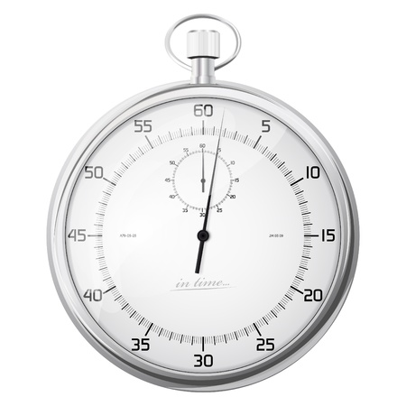 Realistic illustration of stop-watchのイラスト素材
