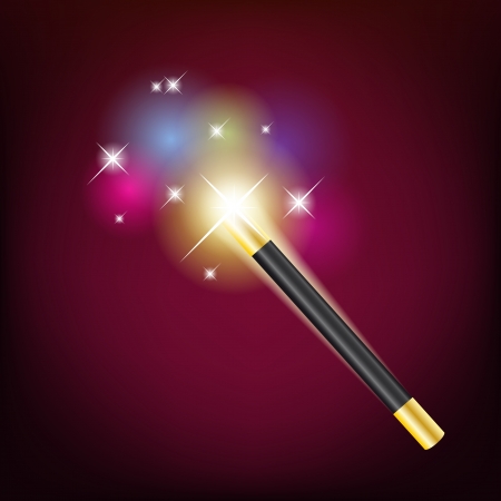 Magic wandのイラスト素材