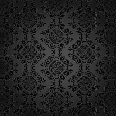 Vintage plastic ornament on dark backgroundのイラスト素材