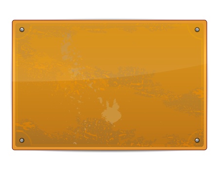 Blank grungy metal boardのイラスト素材