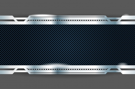 Shiny metal frame for your message - vector fileのイラスト素材