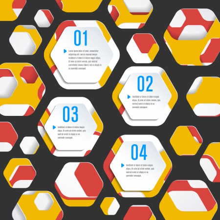 Modern design template for infographics - vector illustrationのイラスト素材