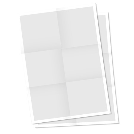 Sheets of paper with transparent shadows and place for your textのイラスト素材