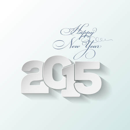Happy New Year 2015のイラスト素材