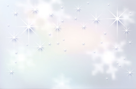 Christmas background with snowflakes - vector illustrationのイラスト素材