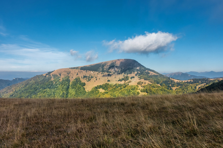 Late summer in the mountains - Borisov hill - Greater Fatra National park, Slovakia, Europeの写真素材