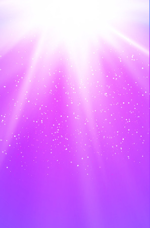 Shiny pink background with rays, dots and stars - vector illustrationのイラスト素材
