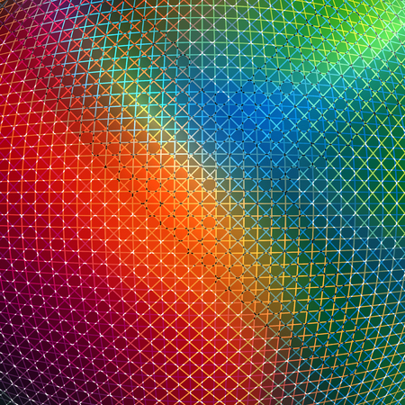 Abstract colorful mosaic geometric background - vector illustrationのイラスト素材