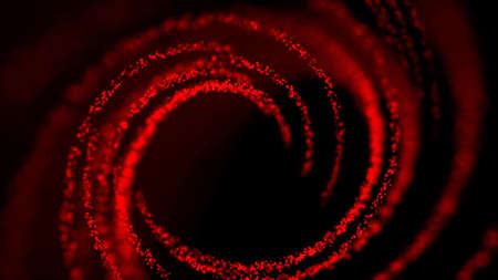 Abstract dark background with red spiral and place for your text - illustrationの写真素材