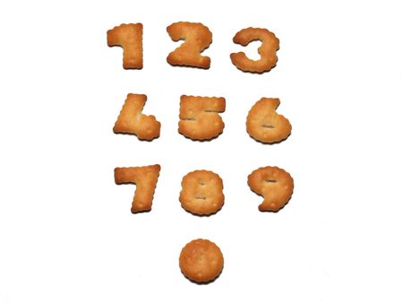 Cookies  lettersの写真素材