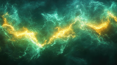 Neon green glowing backdrop with electric vibrancy for modern tech or energy themesの素材