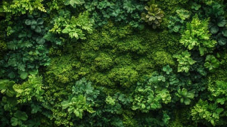Mossy green organic texture with natural variations for earthy, grounded compositionsの素材