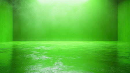 Fluorescent acid green solid color background with intense saturation for eye-catching designsの素材