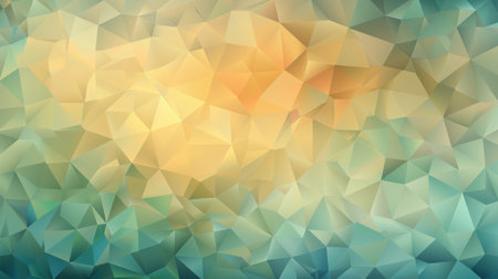 Clean geometric pattern background in shades of green, abstract shapes with modern, balanced designの素材