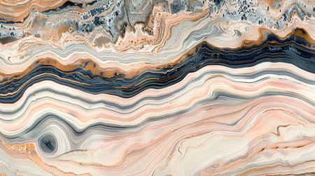 Watercolor Marble Wall" - A soft, watercolor-like marble pattern with blended pastel veins (pale pink, blue, and grey) on a white base. Ethereal and artistic.の素材