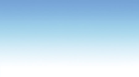 Clean gradient from light blue to white, seamless and plain, no texture or patternの素材