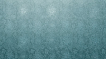 Soft muted teal seamless backdrop with faint watermark-style Thai floral motif repeating subtly, matte finish, clean corporate aesthetic with cultural touchの素材