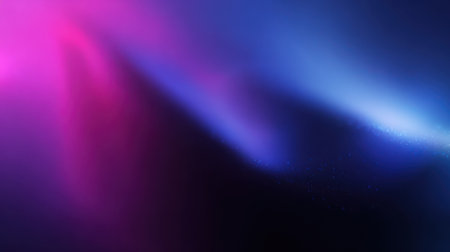 Abstract glowing dark indigo and violet gradient backdrop with smooth noise texture and cinematic lighting for modern banner useの素材