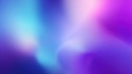 Dreamy gradient background shifting from indigo to violet with soft glowing noise, ideal for abstract poster or wallpaperの素材
