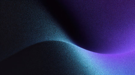 abstract blue background with some smooth lines in it (3d render)の素材