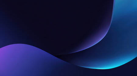 abstract blue background with some smooth lines in it (see more in my portfolio)の素材