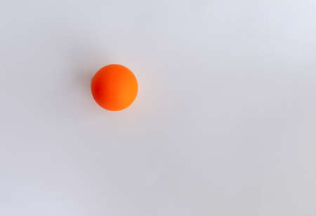 Table tennis ball on the tableの写真素材