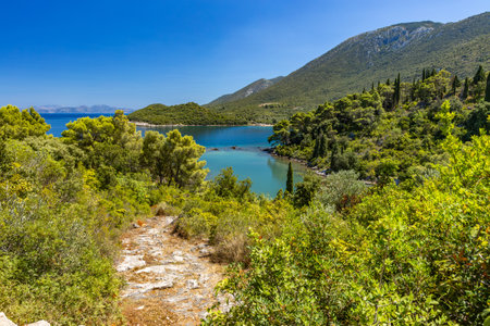 Peljesac peninsula, quiet and peaceful beaches, empty, no tourists, rest outside the season, small...