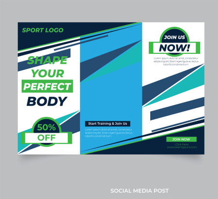 social media post Special athlete sport templateのイラスト素材