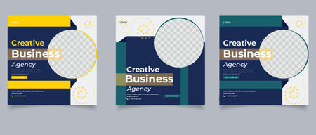 Business Conference social media templateのイラスト素材