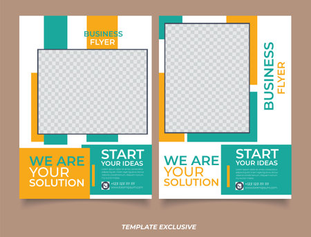 Social media post designのイラスト素材