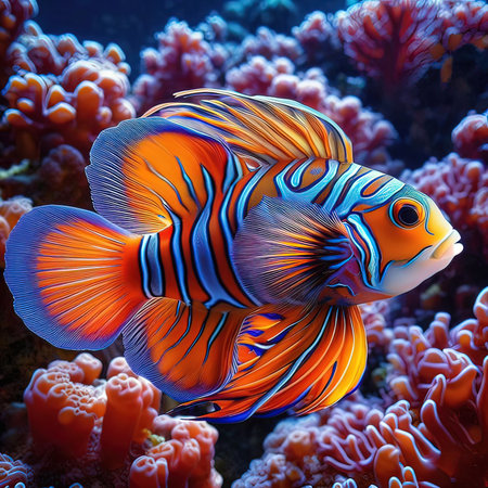 Tropical fish in the Red Sea, Egypt, Africa.の写真素材