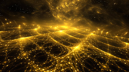 3D abstract fractal background. Design element for brochure, advertisements, presentation, web and other graphic designer works. Digital collage. Raster clip artの写真素材