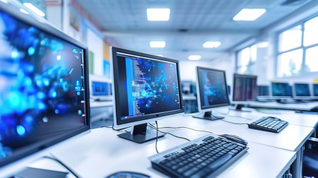 Security guards in surveillance room monitoring computers with CCTV cameras and surveillance...
