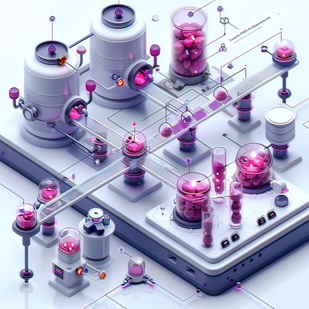 Electronic circuit board. 3d illustration. Computer generated image.