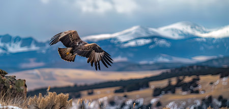 White tailed eagle (Haliaeetus albicilla)の写真素材