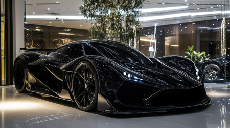 Geneva Motor Show in Geneva, Switzerland.の写真素材