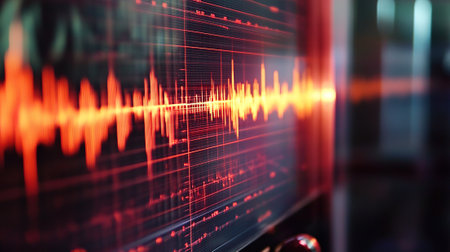 Graph and chart suitable for financial investment concept. Economy trends background for business idea and all art work design. Abstract finance background.の写真素材