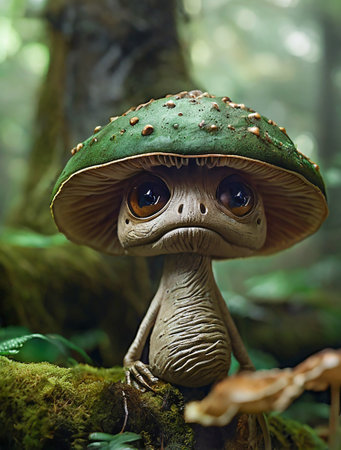 Mushroom in the forest.の写真素材