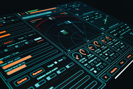 Futuristic user interface HUD. 3d rendering, 3d illustration.の写真素材